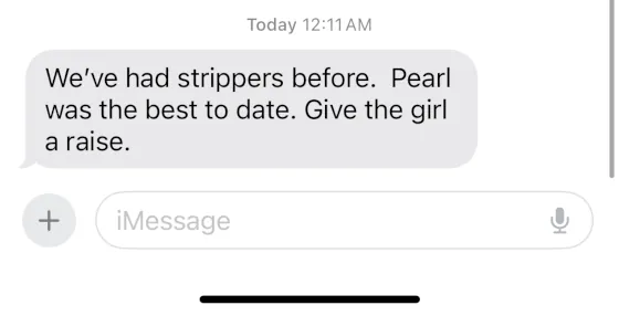 Pearl, sexy blonde stripper